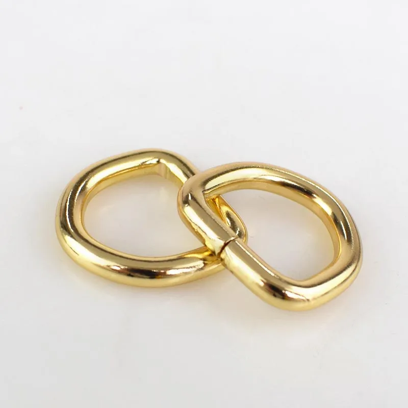 F4-6-gold Meetee 15-38 мм металлическое уплотнительное кольцо с пряжкой, застежка, веб-ремень, рюкзак, сумка, обувь, одежда, воротник, шитье, сделай сам, кожаное ремесло - Цвет: F4-6-gold