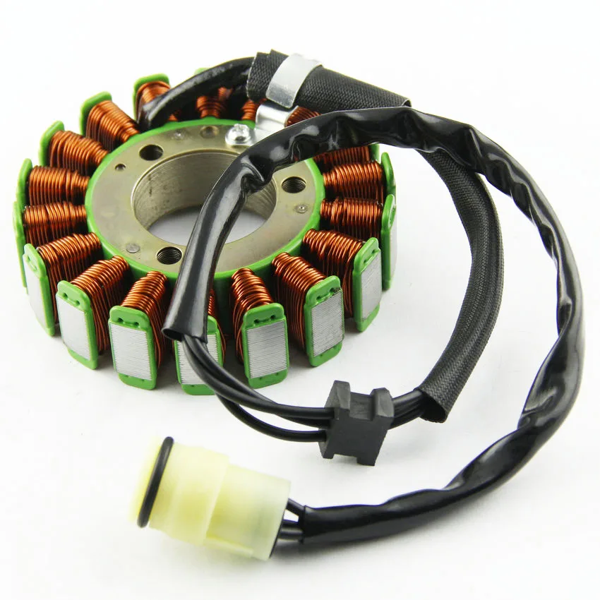 Мотоцикл магнитная катушка статора 18 полюсов 12V катушки для Kawasaki 21003-1174 210031174 KAF450 без задников с 1000