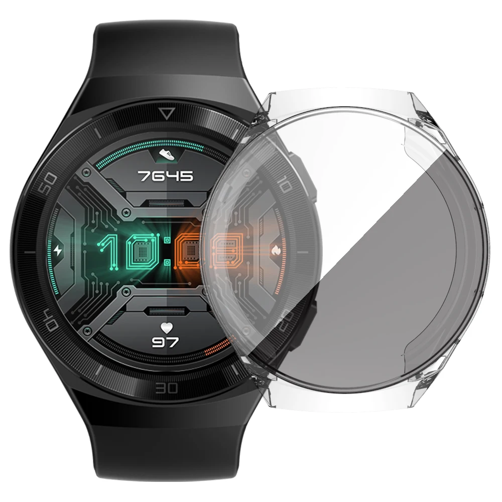 Чехол для Huawei watch gt 2e gt2e gt2 e чехол с покрытием из ТПУ защитный смарт часов
