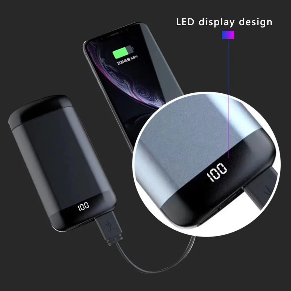 Q66 Wireless V5 0 Earphone HD Stereo Headphone Sports Waterproof Headset With Dual Mic and 6000mAh Battery Charge Case