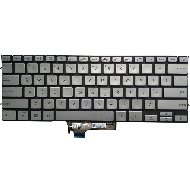 Teclado do Portátil dos Eua para Asus Zenbook Ux431 X431 V431 K431 S431 X431fac Ux431u Ux431f U4500f com Backlight Novo Teclado de substituição - Imagem 2