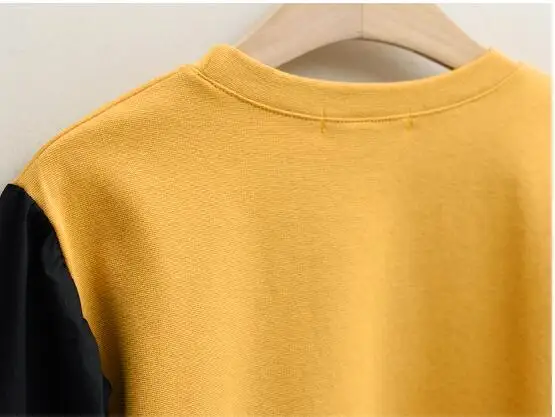 L-4xl размера плюс хлопок Blusas кимоно для женщин осень зима Лоскутная шнуровка бант блузки Европа свободные женские Shrit Топы большие свободные