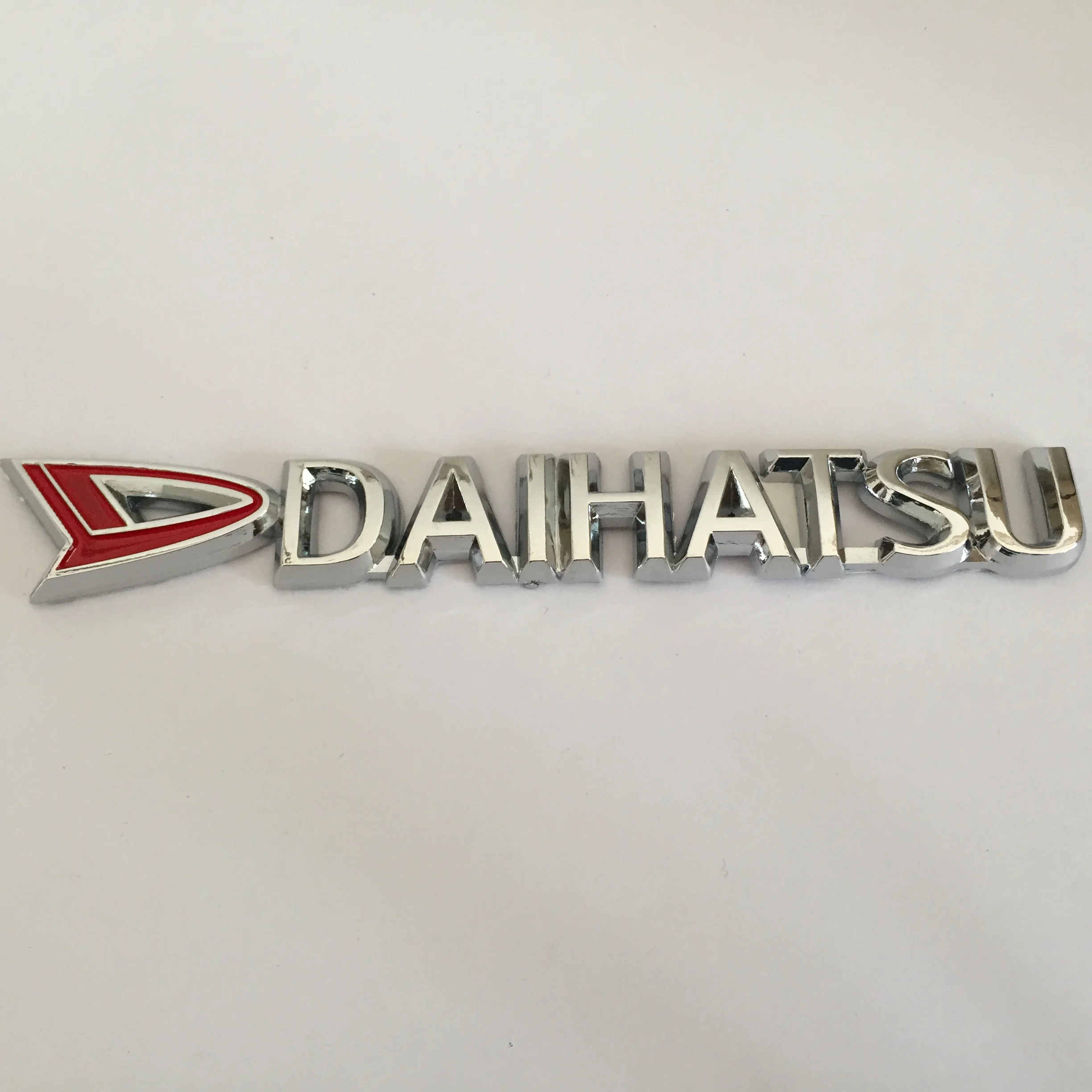 1pcs Abs Daihatsu Car Letter Rear Trunk Decals Emblem Badge Sticker