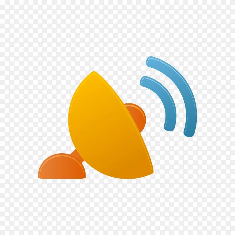 橙色黄色字体 信号接收器png图片素材免费下载 图片编号 Png素材网