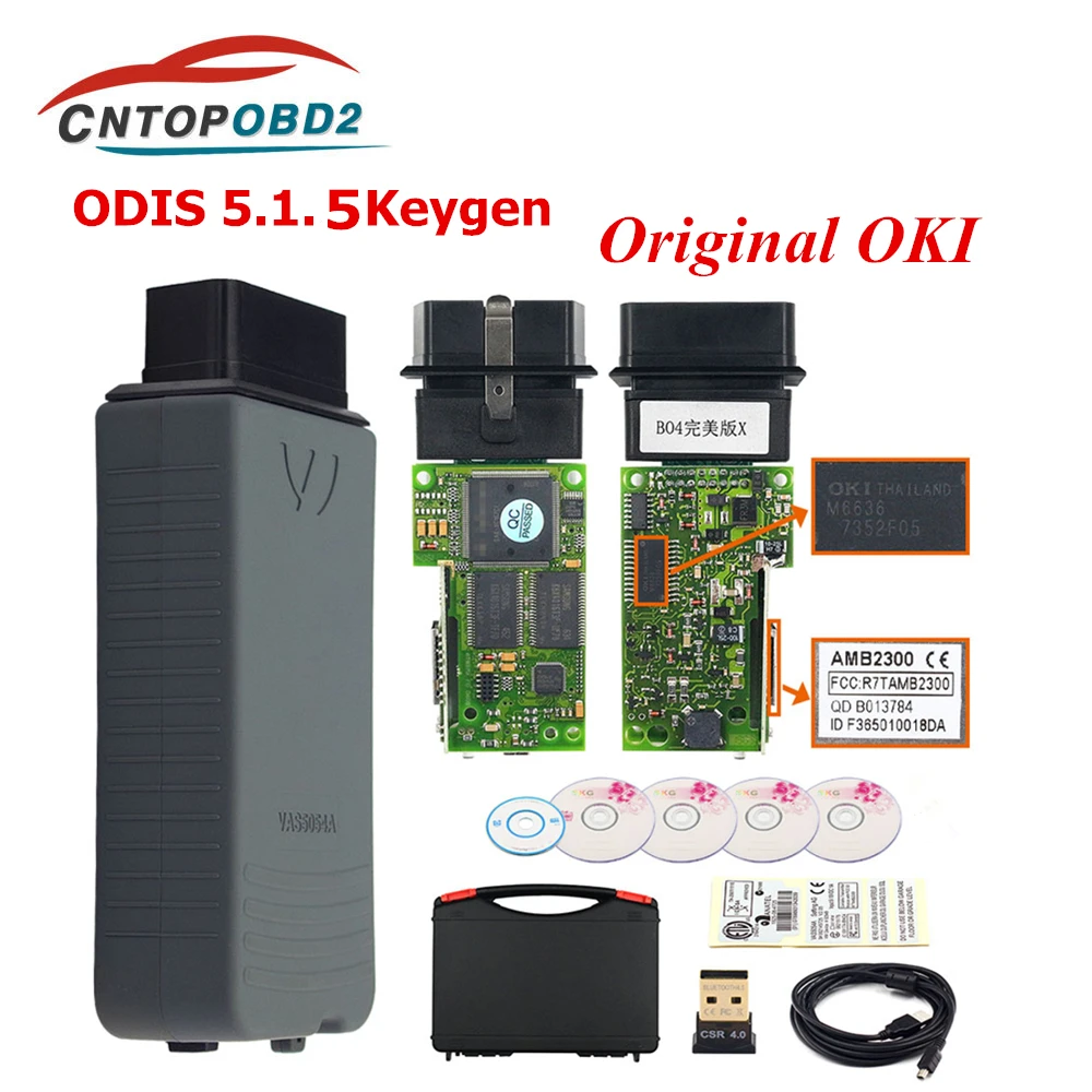 

OKI 5054A ODIS V5.1.3 Keygen Original AMB2300 OKI Full Chip Wifi 5054A With Buzzer UDS 5054 Bluetooth 6154 ODIS 5.1.5