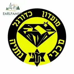 EARLFAMILY 13 см x 13 см для Maccabi Netanya Fc Israel изысканные наклейки водонепроницаемые виниловые наклейки на машину обертывание личности креативные