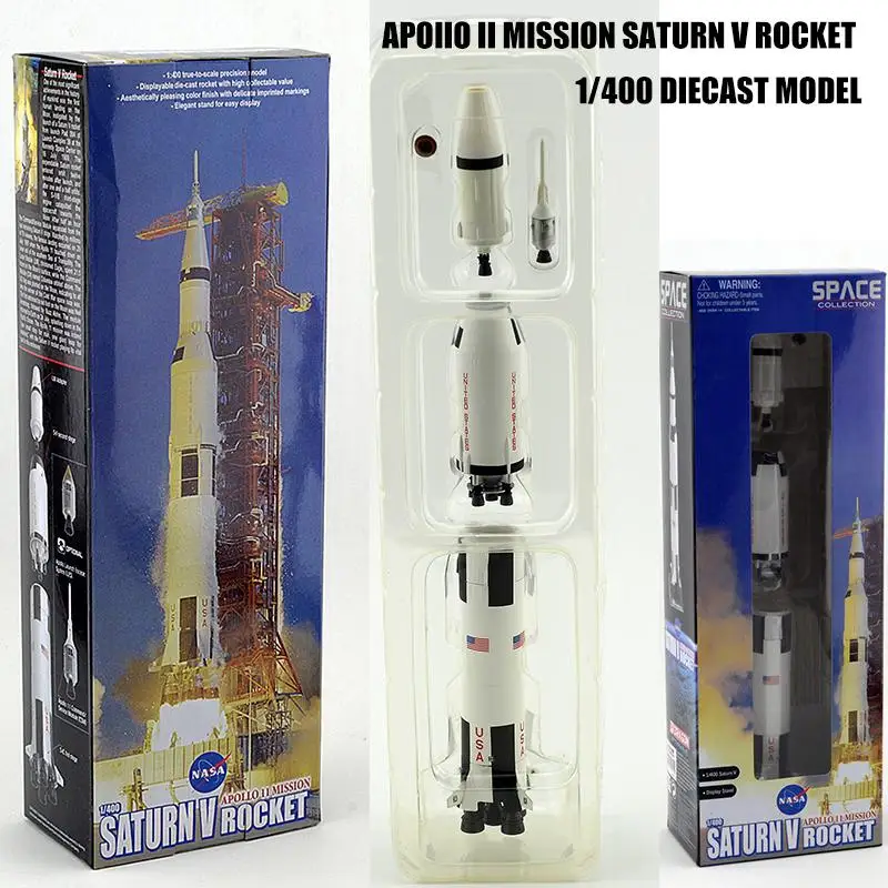 

Dragon APOIIO II MISSION SATURN V ROCKET 1/400 diecast model Limited Edition