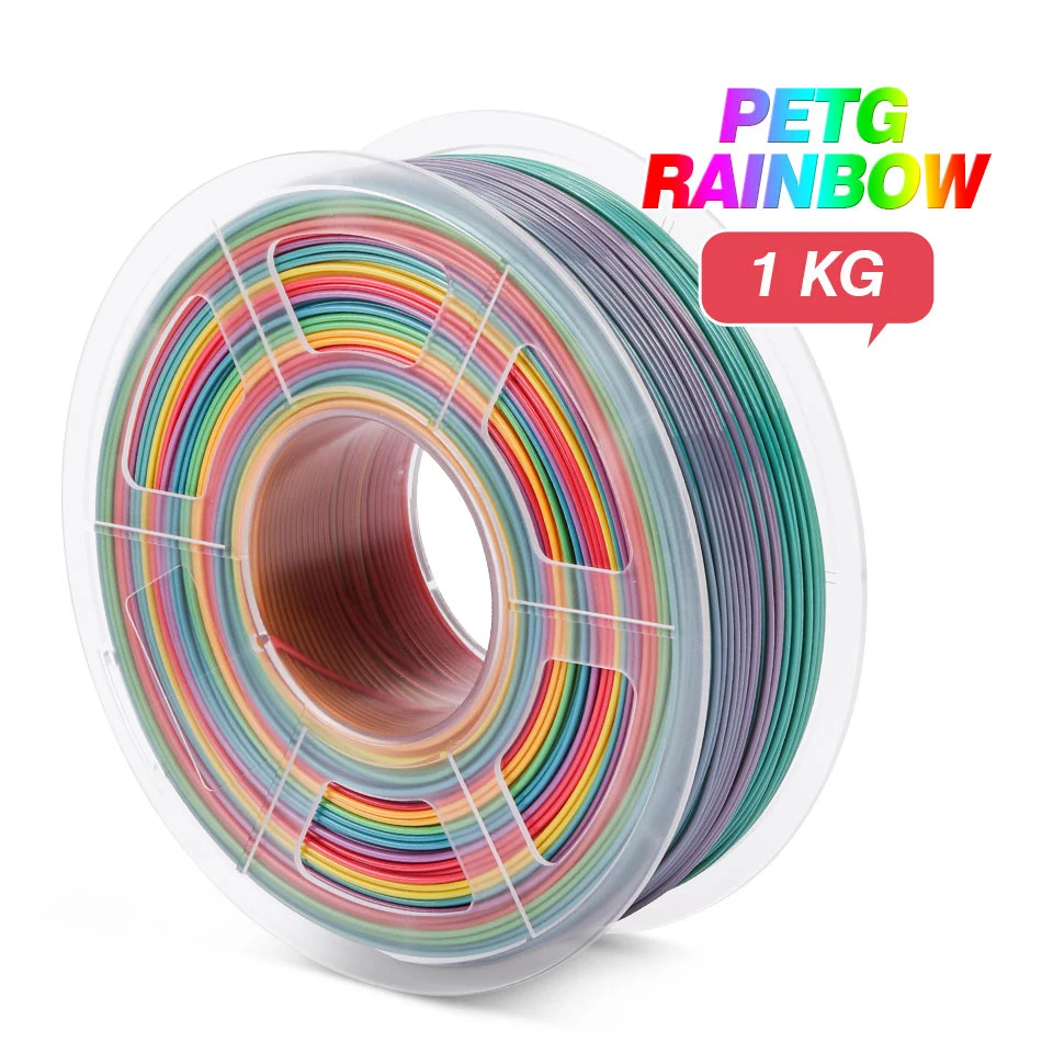 3d printer filament pla 1.75 mm SUNLU PETG Filament For FDM 3D Printer 1.75MM 1KG Good Toughness Bright Color High Transparency Good Gloss Non-Toxic Translucent pla petg abs 3D Printing Materials