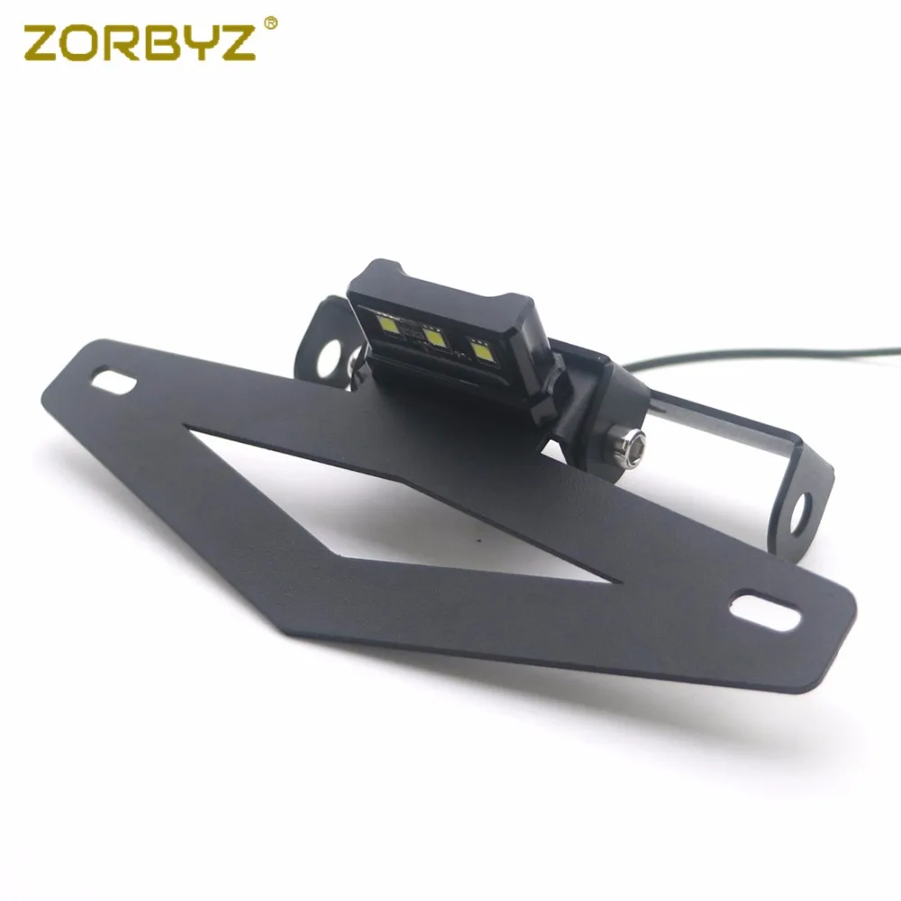 ZORBYZ мотоцикл черный Задний фонарь Крепление номерного знака Кронштейн для светодиодной лампы держатель для Benelli 502C Bj500