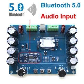 

Bluetooth 5.0 TDA7850 4*50W Audio Power Amplifier Board Automotive Four Ch AMP Class AB Car Stereo Home Theater Amplifiers
