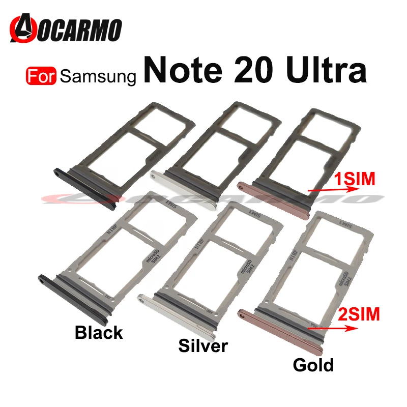 

Держатель слота для Sim-карты для Samsung Galaxy Note 20 Ultra 20U
