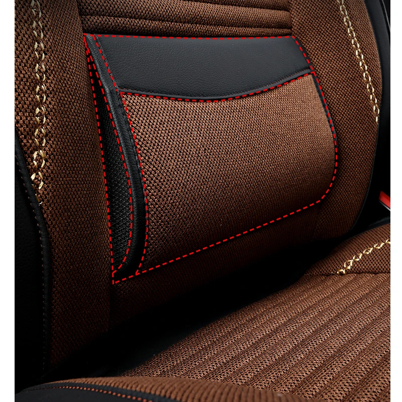 KADULEE flax car seat covers For Hyundai IX35 IX25 Sonata Santafe Tucson ELANTRA Accent i20 i30 i40 ix55 automobiles accessories