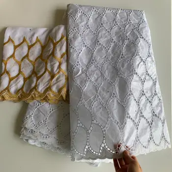 

white bazin riche african fabric 2020 stone lace swiss cotton lace bazin broder fabric with tulle lace blouse embroidery fabric