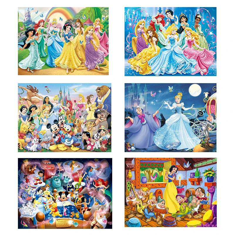 

Disney Canvas Painting Posters And Prints Cartoon Princess Children Gifts Wall Decor Pictures For Home Decoration