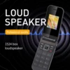 UNIWA F2720 Dual Screen Cellphone GSM Flip Phone 1.77inch 0.08MP Russian Hebrew Keyboard Button Clamshell Feature Phone 3