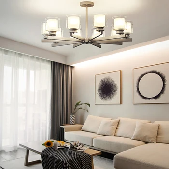 

Nordic Modern LED Iron Pendant Light Crystal E27 Pendant Lamp Bedroom Living Room Hotel Lobby Restaurant Coffee Lighting Fixture