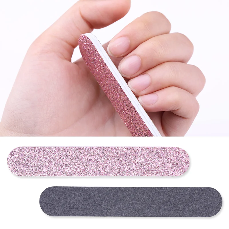 

1 Pc Professional Nail File Gold Rose Gold Silver Color Glittery Grinding Nail File Nail Buffer Polish Nail Art Pedicure Tools