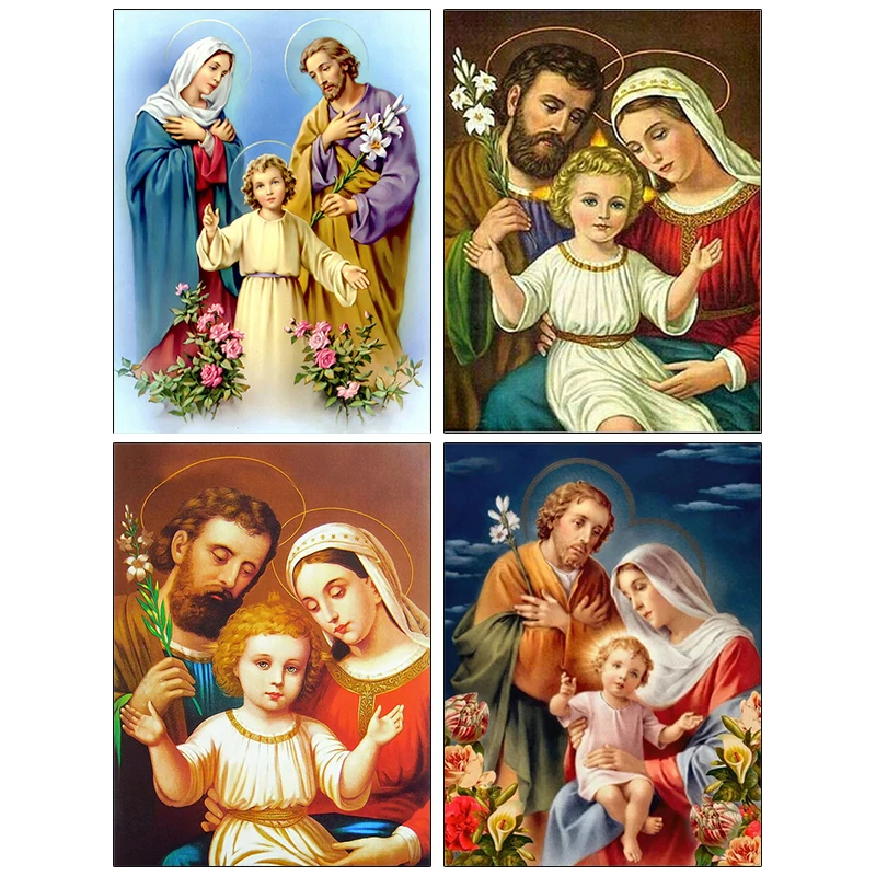 

Diamond Painting Full Drill Square/Round Religion Picture Rhinestones Diamond Embroidery Sale Cross Stitch Bead Picture Kit