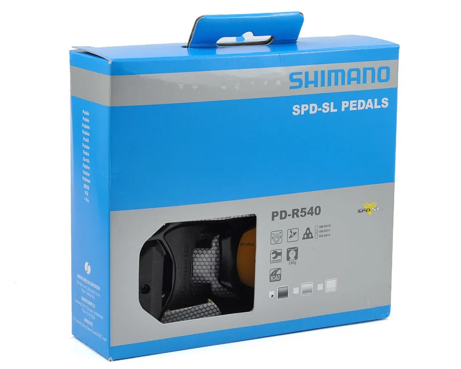 Carbon road bike pedals Shiman PD-R540 black Pedals original road bicycle pedals light weight
