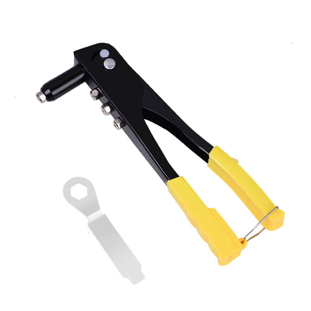 

Riveter Gun Manual Light Weight Kit Blind Rivet Hand Gutter Repair Heavy Duty Tool Kit Nuts Nail Gun Household Repair Tools