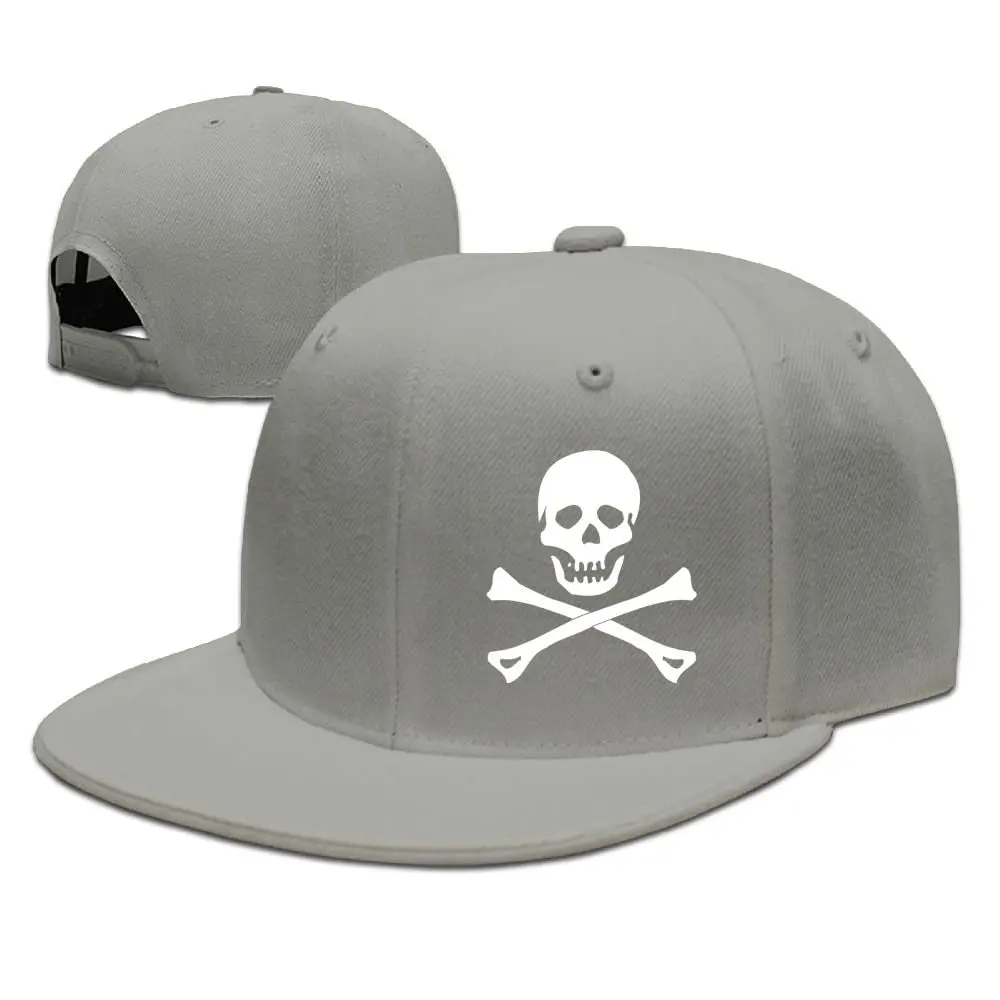 TSDFCCool Череп скрещенные кости унисекс Snapback Регулируемая плоская бейсболка