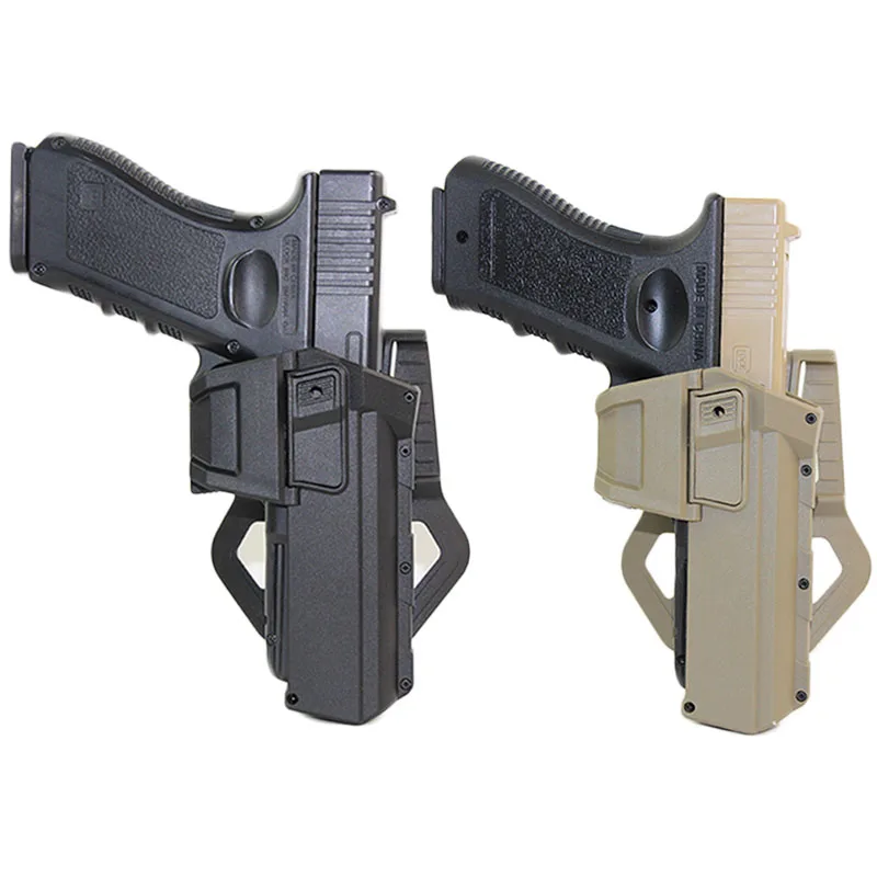 Тактическая кобура для пистолета Glock 17 18 22 23 Airsoft кобура для пистолета с фонариком лазерный Подвижный чехол для пистолета аксессуары для охоты