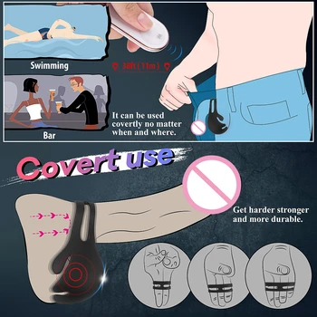 PHANXY Penis Ring Vibrators for Men Delay Ejaculation Male Masturbator Sexules Toys Penis Massager Ring Erotic Goods for Adults 2