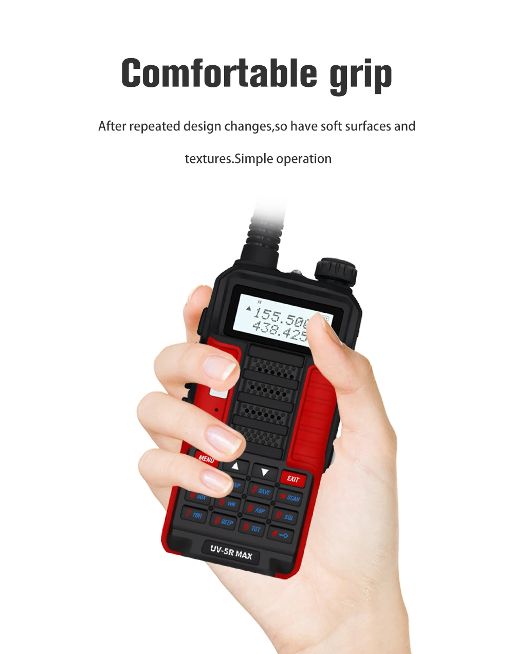 Rádio em Dois Usb de Carregamento Alta Potência Baofeng Max Walkie Talkie Uv5r Sentidos uv 5r Banda Dupla fm Transceptor 10km Interfone 10w Uv-5r 12 talkie uv5r max rádio em dois sentidos
