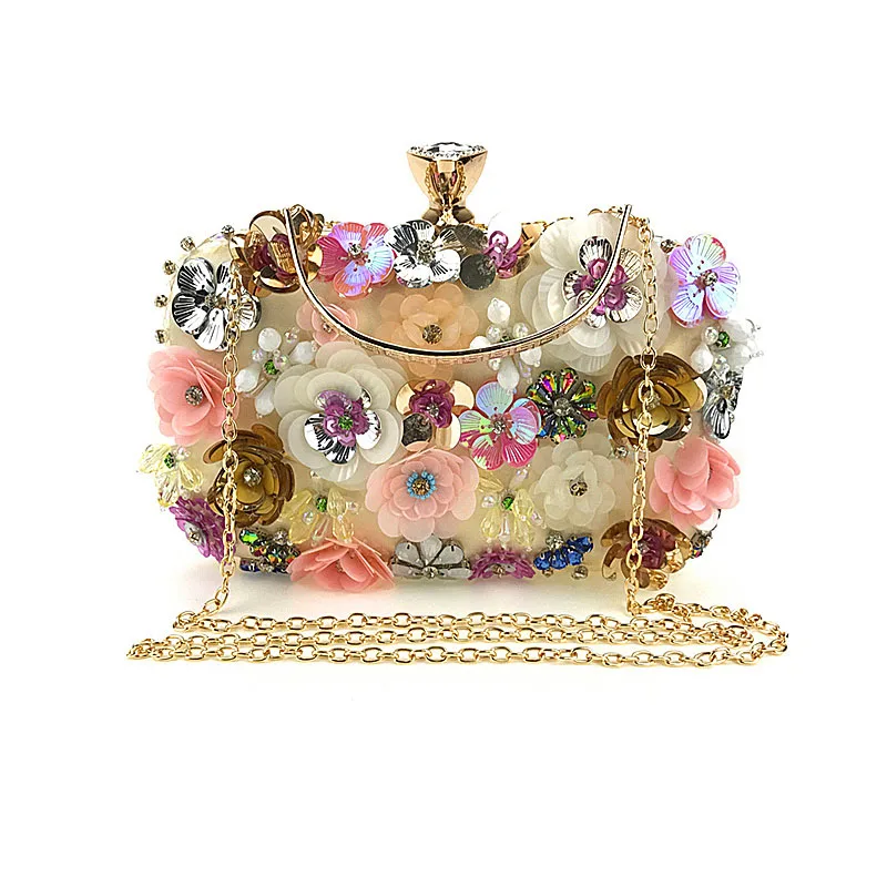 

Stylish Flower Lady Clutch, one-shouldered Lady Bag Evening Dress Party