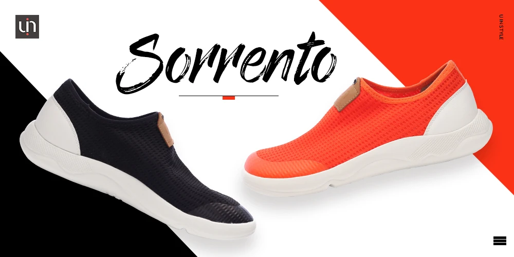 Серия UIN Sorrento, мягкие кроссовки из сетчатого материала для женщин/мужчин, удобные лоферы, очень легкая дышащая Спортивная обувь для улицы