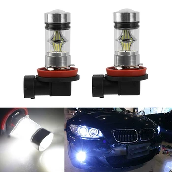 

2x Car Led H11 H8 Light Bulb Auto Fog Light Driving Lamp Light For BMW E39 325 328 M mini SPORT