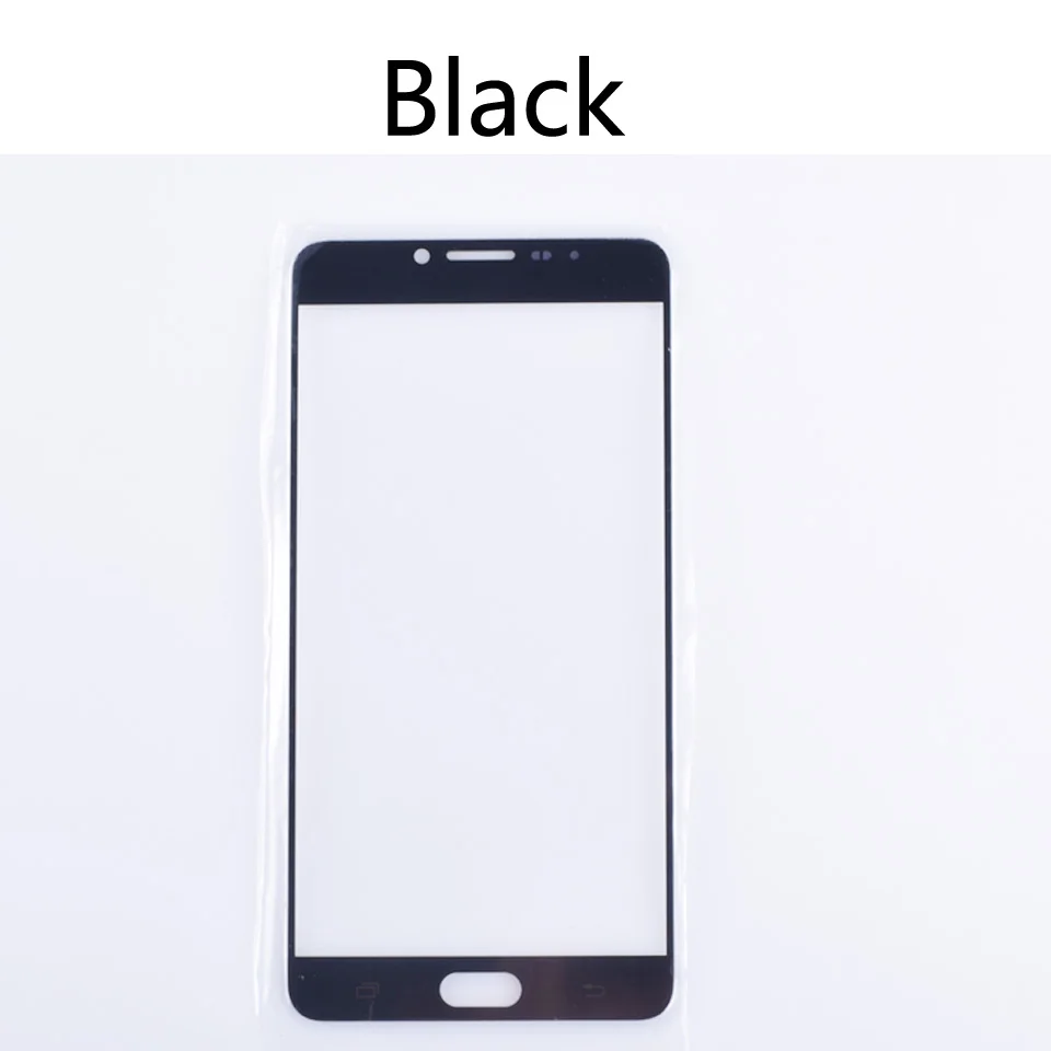 Black-No tool 6," для Galaxy C9 Pro C9000 SM-C9000 C900 сенсорный экран передняя стеклянная панель сенсорный экран Внешний стеклянный объектив без ЖК-дисплея - Цвет: Black-No tool