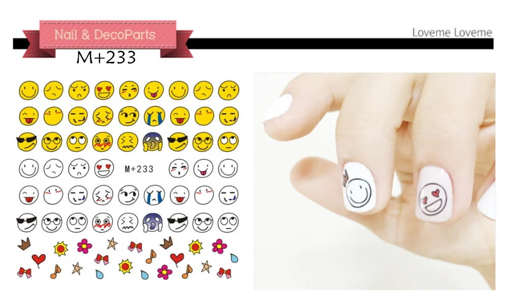 1 шт водяной знак наклейки для ногтей японский и корейский милый мультфильм тип наклейки для ногтей украшения для ногтей - Цвет: 20