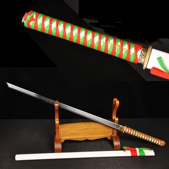 

1060 high carbon steel Katana real sword sharpness blade Ninja swords full tang handmade metal craft