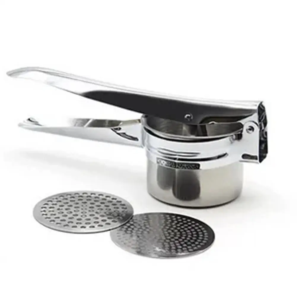 Stainless Steel Fruit Vegetable Masher Potatoes Lump Presser Mashed Potato Kitchen Tools | Дом и сад