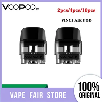 

2pcs 10pcs Original VOOPOO VINCI Air Replacement Pod 4ml Capacity E-cig Vape Pod Cartridge for Voopoo VINCIN Air Pod System Kit