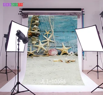 

SHENGYONGBAO Vinyl Custom Photography Backdrops Prop Digital Printed Sandy beach theme Photo Studio Background 10555