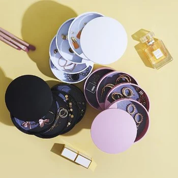 

Women Fashion 4-Layer Rotatable Jewelry Accessory Storage Tray With Lid Birthday Gift For Women Storage Box Design