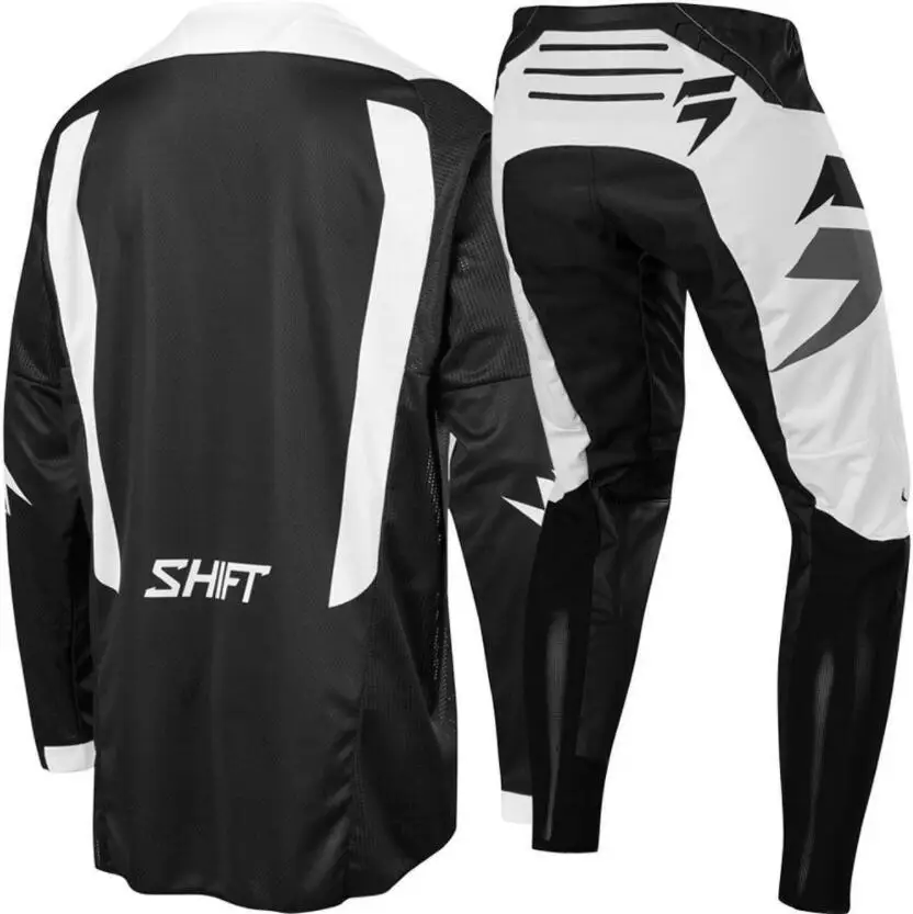 Новая гоночная этикетка для коллекции SHIFT брюки и Джерси комбинированное оборудование для мотокросса Набор гоночный механизм костюм одежда костюм для мотокросса s-xxl