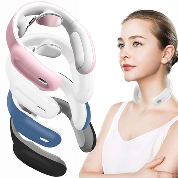 

2020 Smart Neck Shoulder EMS pulse Muscle Massager Trainer Relaxation Electric Pain Relief Tool Cervical Vertebra Physiotherapy