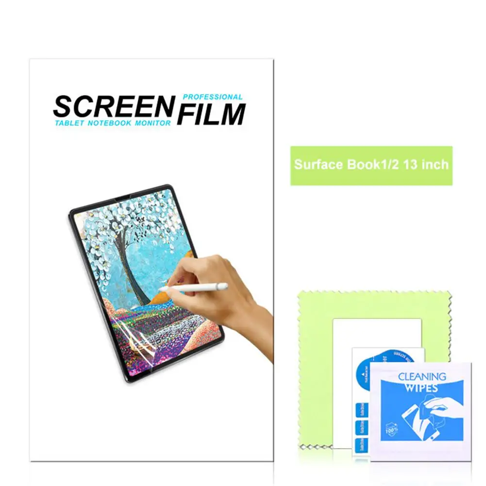 Подходит для Surface Pro 3/Pro4/Pro5/Pro6 протектор экрана 12," /10,8"/1" /15" бумажная на основе Blu-Ray бумажная пленка скраб чувствовать себя - Цвет: B