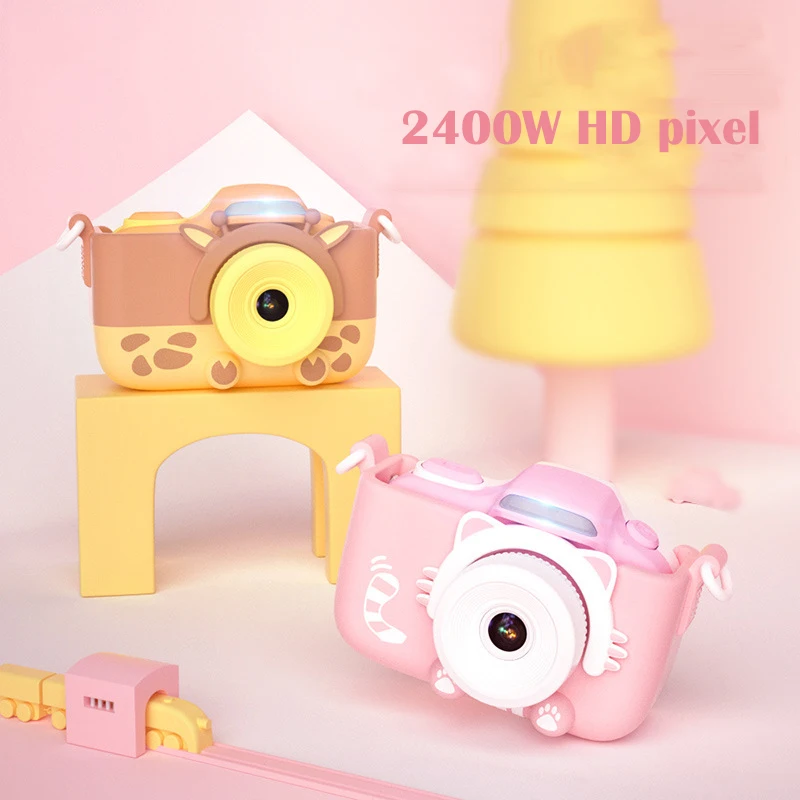 Children Mini Camera Kids Educational Toys for Children Baby Gifts Birthday Gift Digital Camera 2400P Projection Video Camera