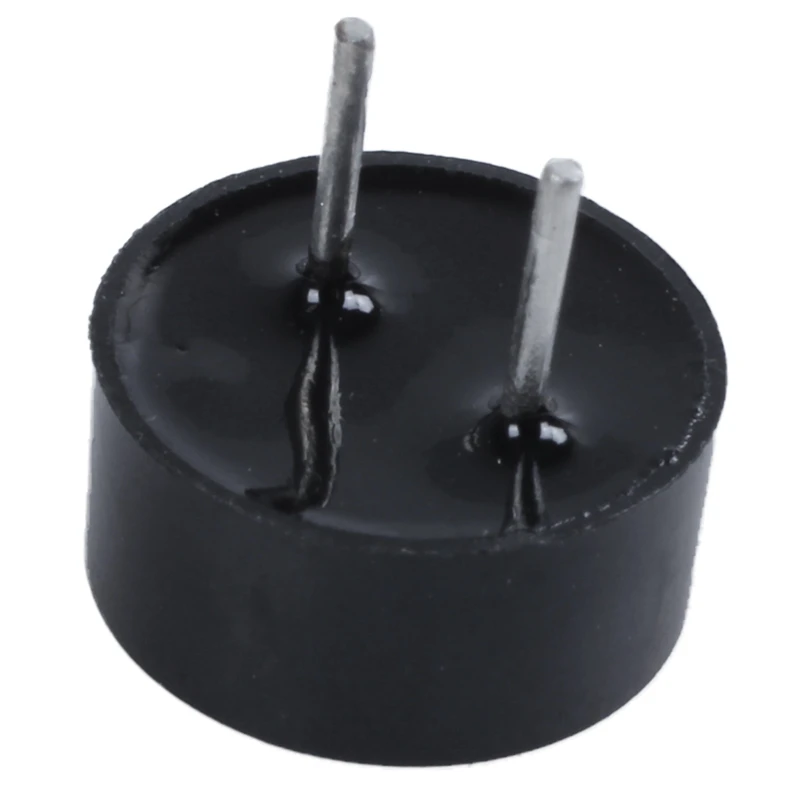 

5 pcs Continuous Electronic Buzzer 2 Pins DC 3/ 5V - 9 x 4.2 mm - Black