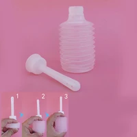 Portable 200ml Disposable Clear Enema Douche Applicator Bottle Anal Vaginal Bulb Douche Enema Irrigator Rectal Syringe Cleaner 2