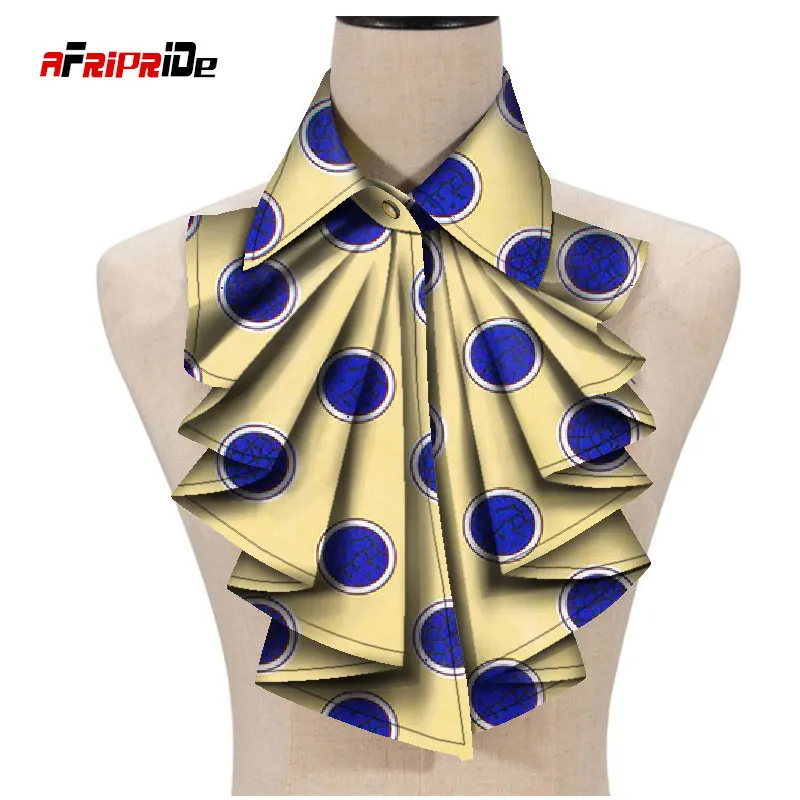 african traditional attire 2021 New Fashion African Print Ankara Tie for Women African Triangle Ankara Fabric Cravat Africa Tie SP027 african outfits