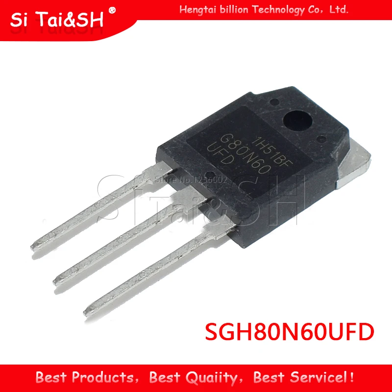 1 шт. SGH80N60UFD G80N60 80N60 80A 600V TO 3P Ultrafast IGBT новый оригинал|Интегральные схемы| |