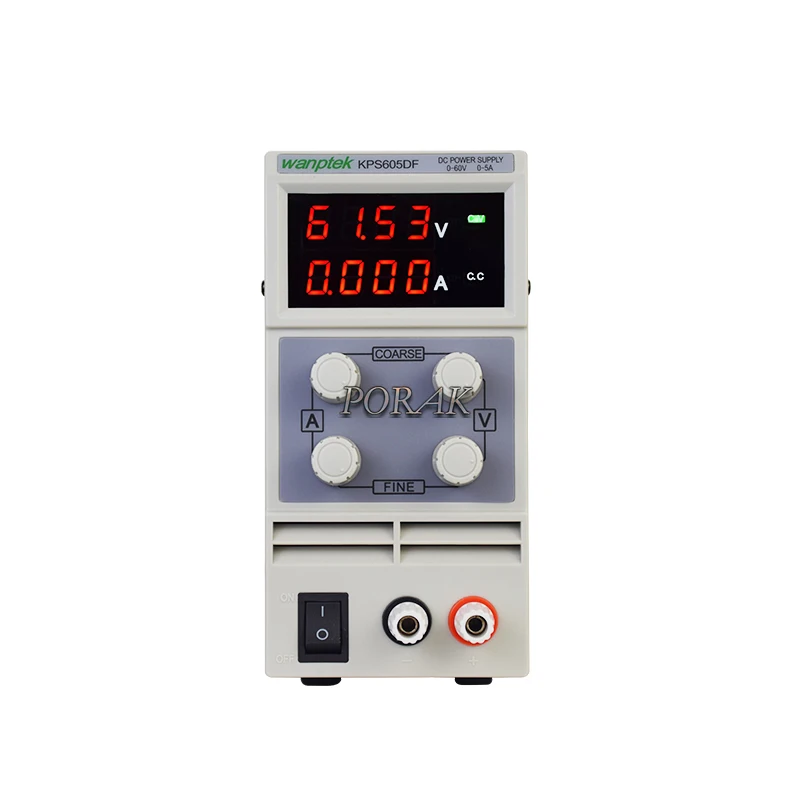 Wanptek мини импульсный источник питания постоянного тока KPS605D/DF 60 в 5A Одноканальный