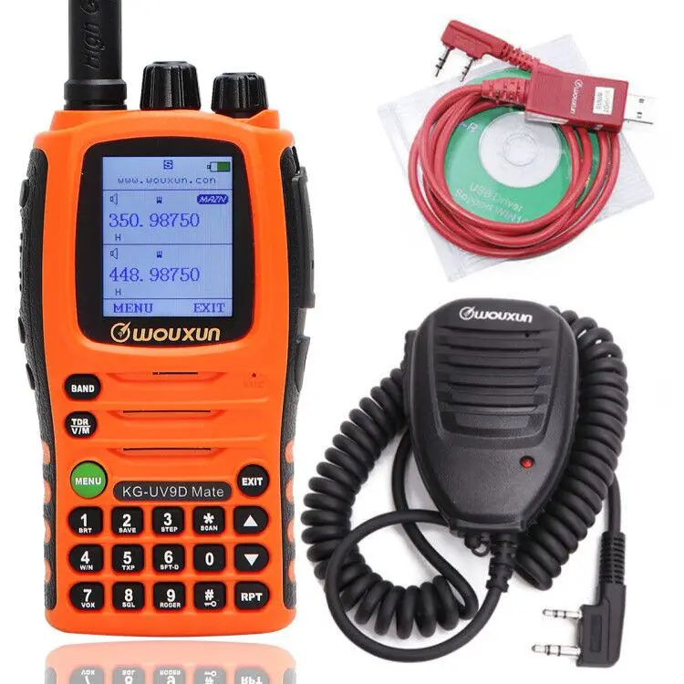 Wouxun KG-UV9D Mate 10W Powerfrul 3200mAh 7bands/Air Band Cross Repeater Amateur Ham Radio Walkie Talkie Upgrade KG-UV9D Plus - Цвет: As picture 3