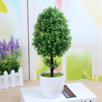 

Artificial Flower Imitation Flowers Plant Potted Plant Green Vegetation Small Tree Bonsai Creative Living Room Desktop Decoratio