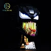 Kyglaring Led Lighting Set DIY Toys for 76187 Venom Mask Collectible Building Blocks 4